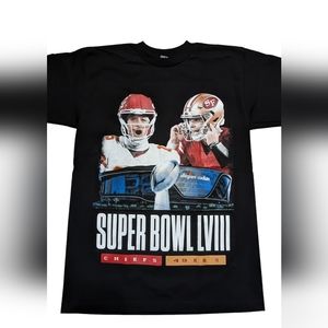 NEW 2024 Super Bowl Tees Chiefs vs 49ers